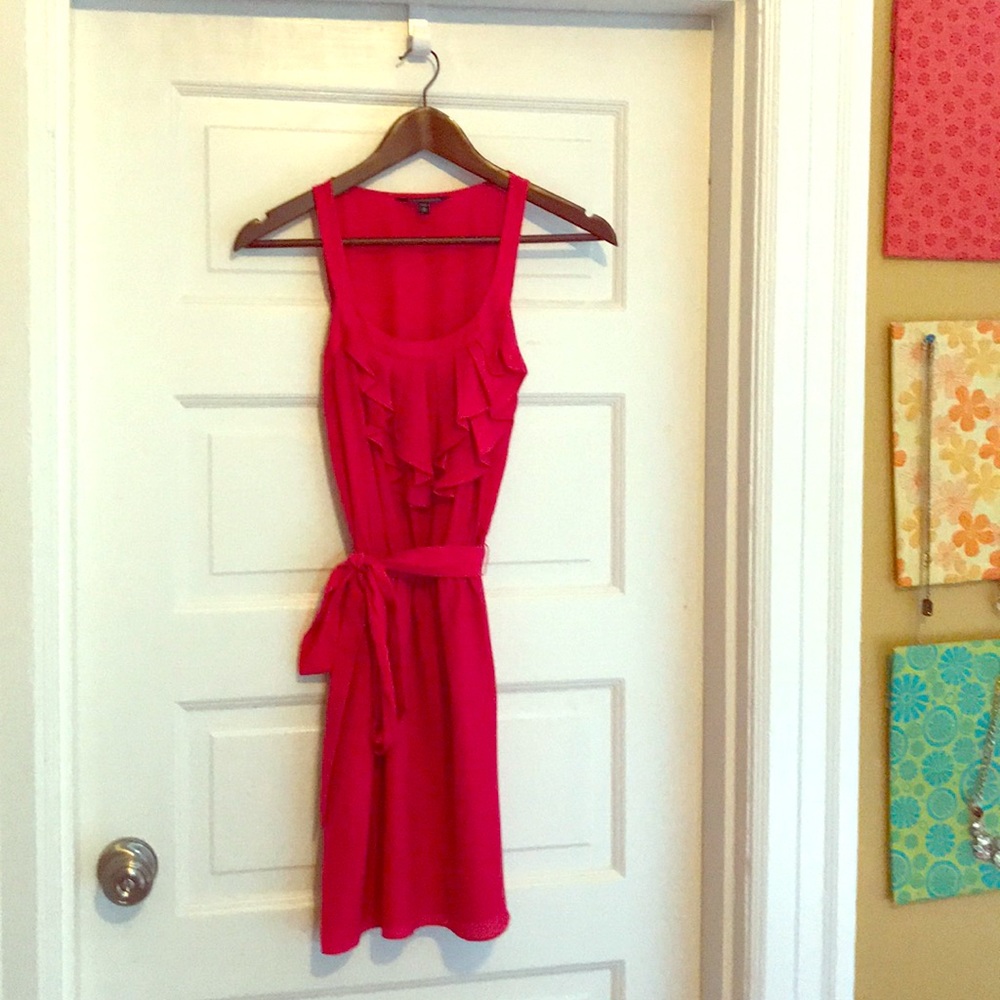 Express pink cocktail dress